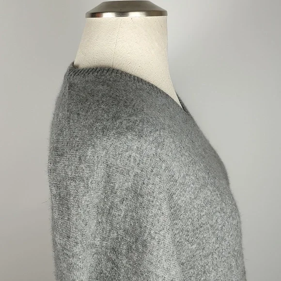 EUC 90s Angora Wool Made in Italy of Benetton Long Baggy Sweater Size Large - Picture 7 of 12